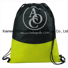 Custom Logo Printed Non-Woven Drawstring Cinch Backpack Bag